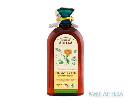 Зелена Аптека Шампунь Календула і розмаринова олія для жирного волосся 350 мл