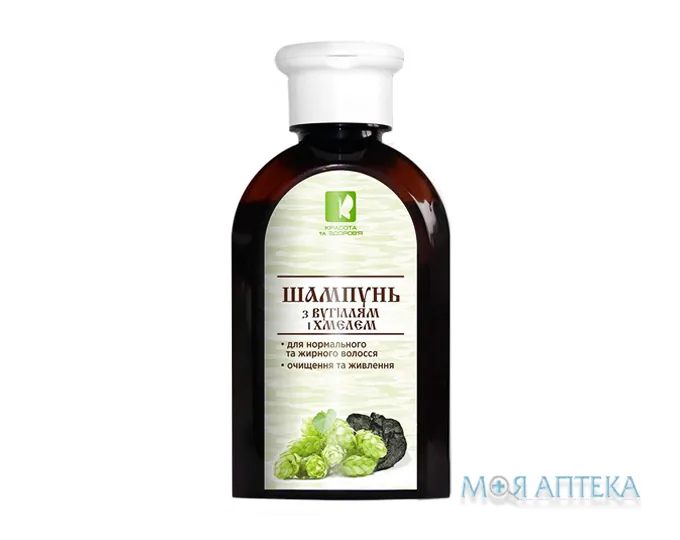 Шампунь З Вугіллям І Хмелем 250 мл