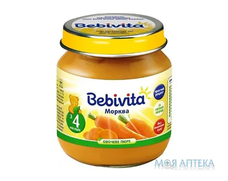 Пюре Овочеве Bebivita (Бебівіта) Морква 100 г