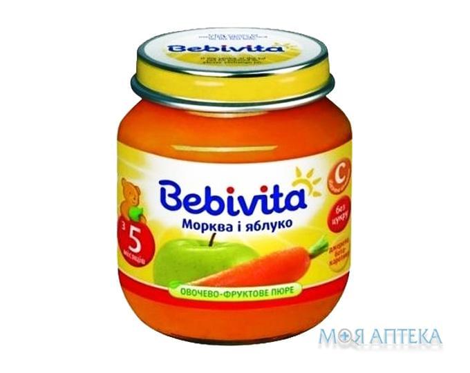 Пюре Овочево-Фруктове Bebivita (Бебівіта) Морква і яблуко 100 г