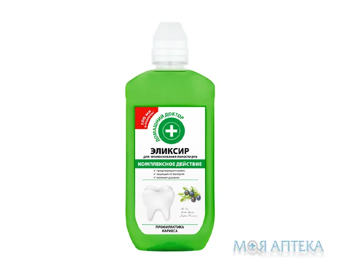 Домашній Доктор Еліксир для ротової порожнини Комплексна дія, 500 мл