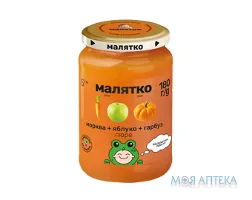 Пюре Малятко морква-гарбуз-яблуко 180 гр
