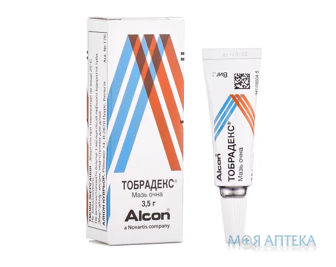 Тобрадекс мазь очна по 3,5 г у тубах