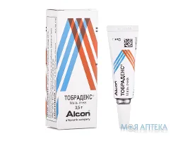 Тобрадекс мазь очна по 3,5 г у тубах