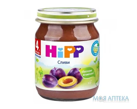 HiPP (Хіпп) Пюре фруктове Слива з 4 місяців, 125 г
