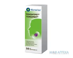 Тонзипрет краплі ор. по 50 мл у флак.