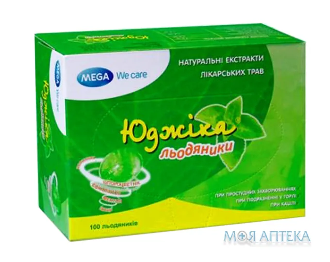 Юджіка льодяники пакет полімер., влож. в карт. коробку №100