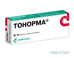 Тонорма таблетки, в/о, №10 (10х1)