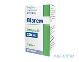 Візгем ліофілізат для р-ну д/інф. по 200 мг у флак. №1