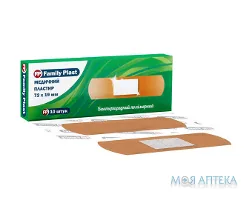 Family Plast Пластир Бакт. На Полімерній Основі 19 мм х 72 мм №10