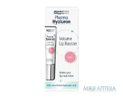 Pharma Hyaluron Lip Booster Бальзам Для Об`єму Губ Рожевий 7 мл