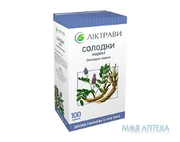 Солодки корені по 100 г у пач. з внут. пак.