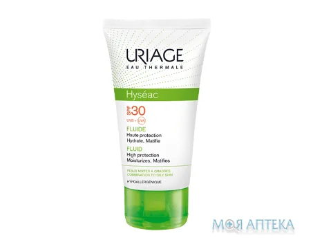 Uriage Hyseac (Урьяж Ісеак) Флюїд сонцезахисний для обличчя SPF 30 50 мл