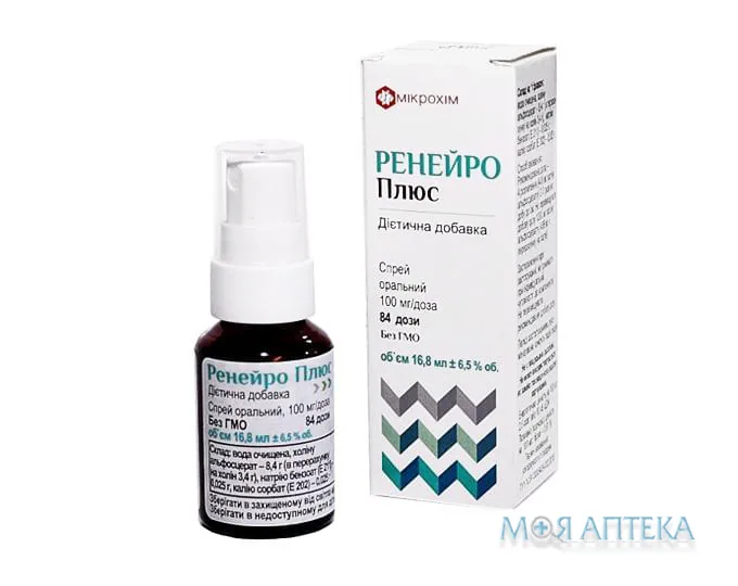 Ренейро Плюс спрей орал.100мг/дозу 84 дози №1