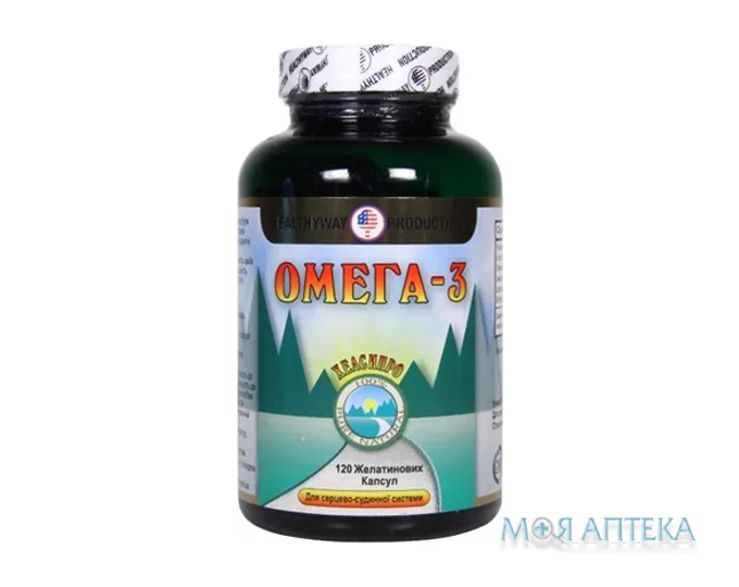 Омега-3 капсули №120 у флак.