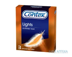 Презервативи Contex Lights 3 шт