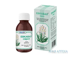 Евкабал Сироп сироп, 3 г/15 г в 100 г по 100 мл у флак.
