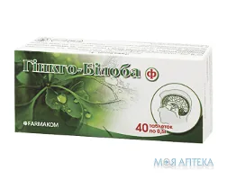 Гінкго-Білоба-Ф таблетки 0,5 г № 40