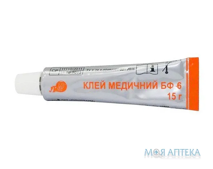 Клей Бф-6 рідина д/зовн. заст. по 15 г у тубах