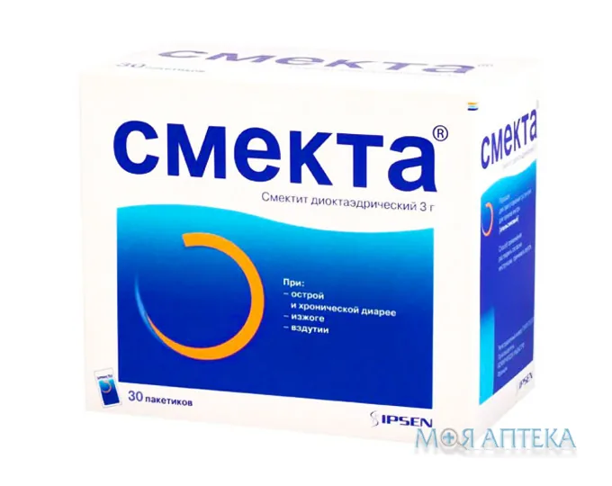 Смекта Апельсин порошок д/приг. сусп. д/перор. заст. по 3 г у пак. №30