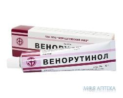 Венорутинол гель 2 % по 40 г у тубах