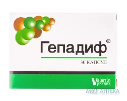 Гепадиф капсули №30 (10х3)