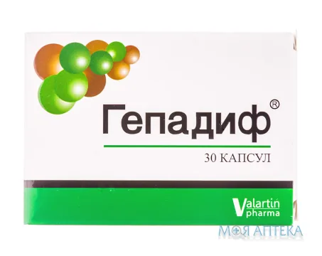 Гепадиф капсули №30 (10х3)