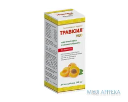Травісил Нео сироп від кашлю зі смаком абрикосу, фл.100 мл