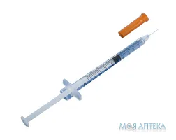 Шприц 1 мл інс. 3-комп. U-100 29G (0,33x13 мм)