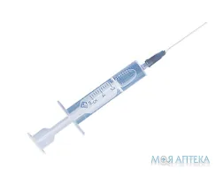 Шприц 5 мл 2-комп. 22G(0,7х38мм) №100