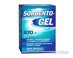 Сорбентогель гель ор. 0,7 г/г по 270 г в конт.