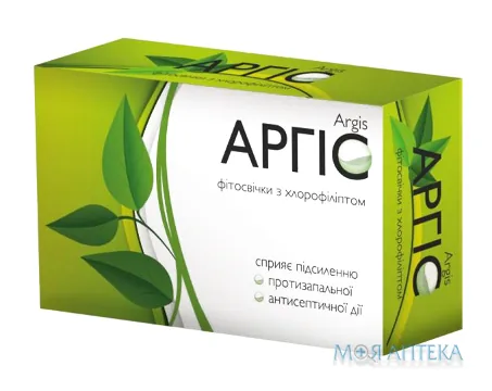 Аргіс фітосвічки з хлорфіліптом №10