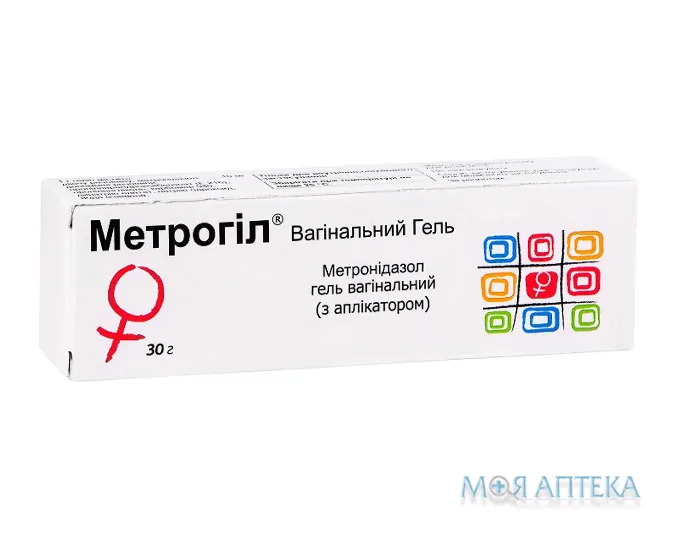 Метрогіл Вагінальний гель вагін., 10 мг/г по 30 г у тубах