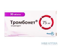 Тромбонет Фармак Табл  в/о 75 мг н 30