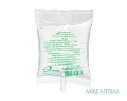 Метронідазол розчин д/інф. 0,5 % по 100 мл у конт.