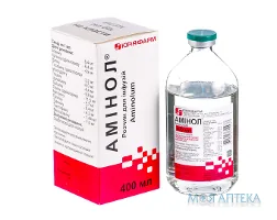 Амінол розчин д/інф. по 400 мл у пляш.