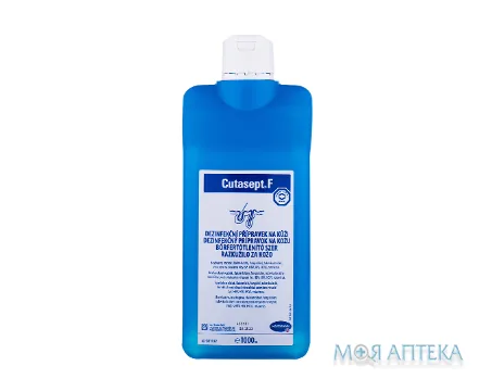 Кутасепт Ф розчин д/зовн. заст., спирт. по 1 л у флак. пласт.