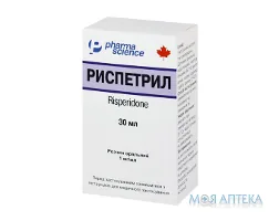 Риспетрил розчин ор., 1 мг/мл по 30 мл у флак.