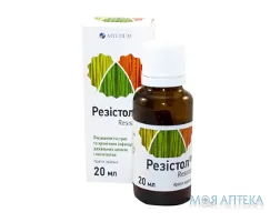 Резістол краплі ор. по 20 мл у флак.-крап.