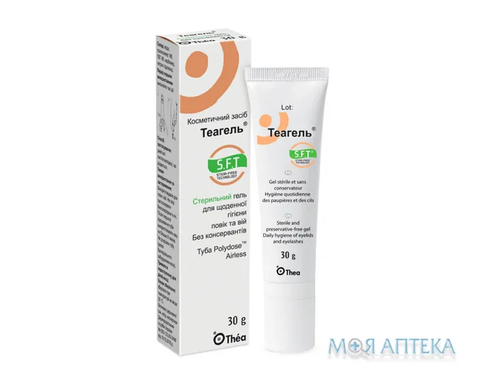 Теагель гель д/щоден. гіг. повік та вій по 30 г у тубах