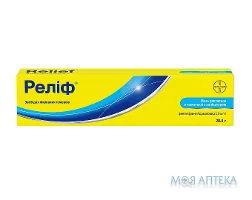 Реліф мазь рект. по 28,4 г у тубах