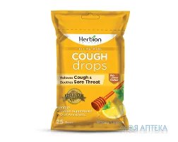 Льодяники Гербіон (Herbion) без цукру медово лимонні №25