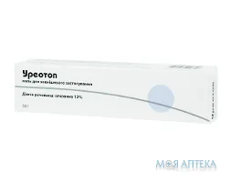 Уреотоп мазь д/зовн. заст. 12% по 50 г у тубах