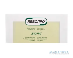 Левопро розчин д/інф. 500 мг/100 мл по 150 мл у конт.