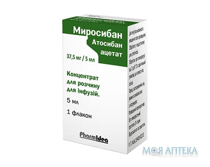 Миросибан концентрат для р-на д / инф. 37.5 мг / 5 мл по 5 мл №1 в Флак.