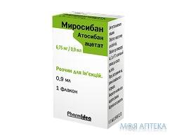Миросибан розчин д/ін. 6.75 мг/0.9 мл по 0.9 мл №1 у флак.