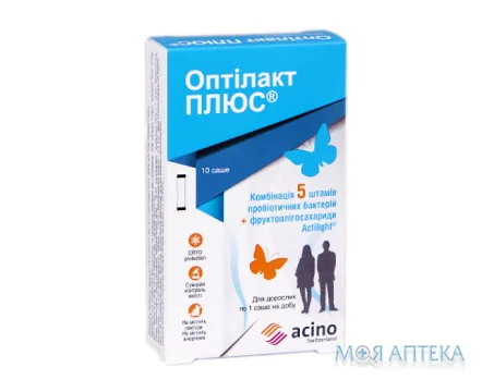 Оптілакт Плюс порошок д/приг. ор. р-ну у саше №10