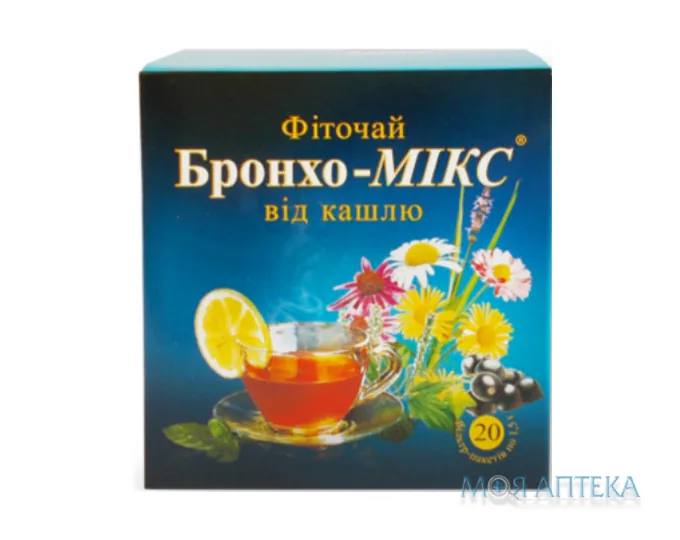Фіточай №1 Бронхо-Мікс фільтр-пакет 1,5 г №20
