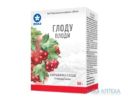 Глоду плоди по 50 г у пач. з внут. пак.