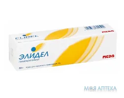 Елідел крем д/зовн. заст. 1 % по 30 г у тубах